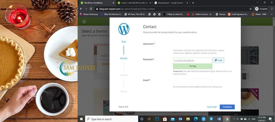 Create WP Pro Website 2021 13