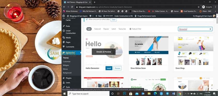 Create WP Pro Website 2021 20