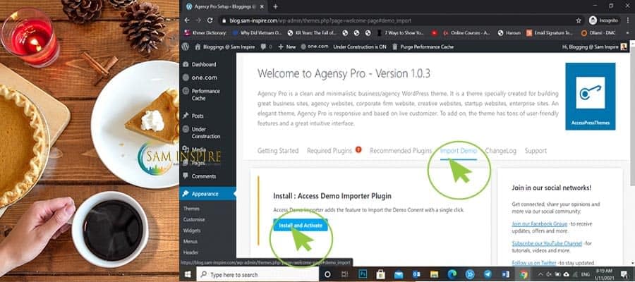 Create WP Pro Website 2021 38