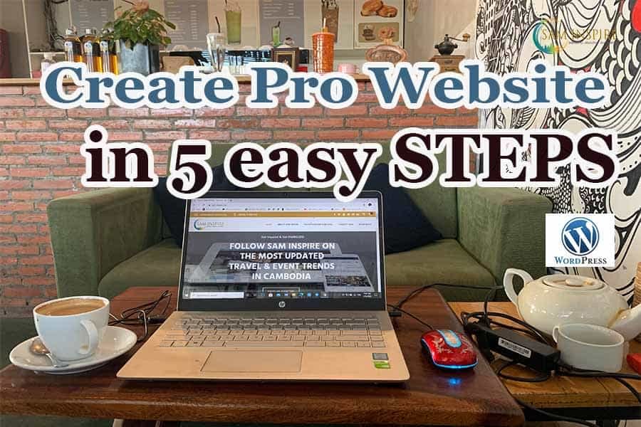 Create Pro WP website 2021