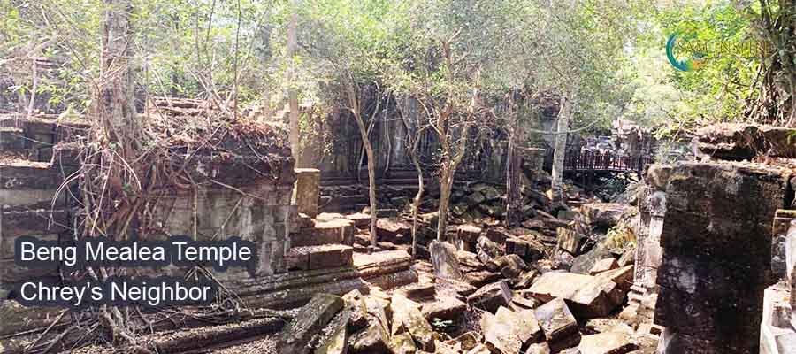 Boeng Mealea Temple - Chrey Temple's Neighbour